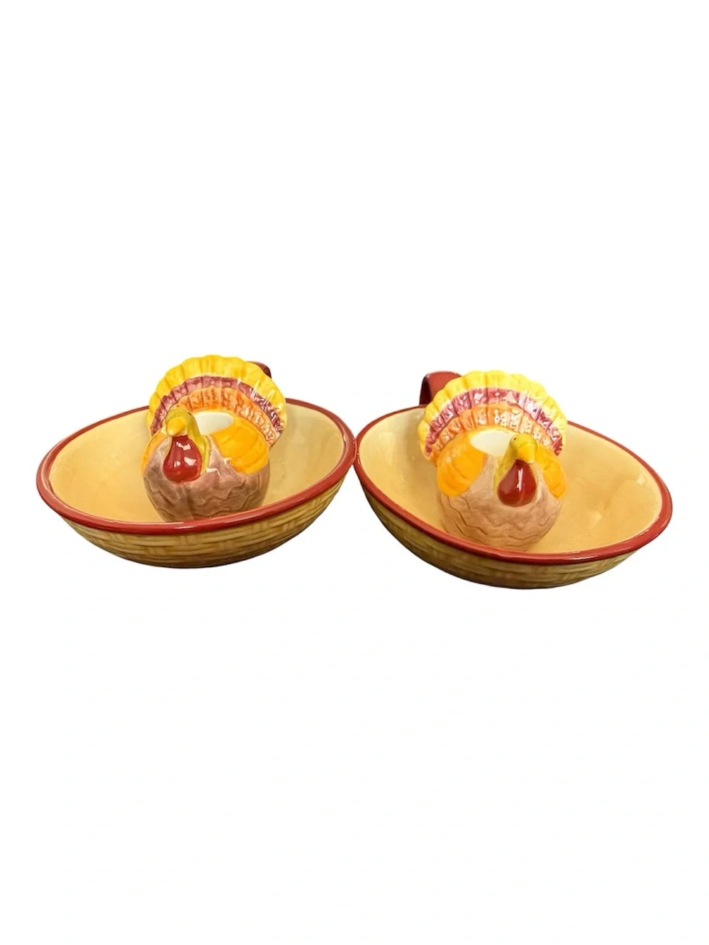 Debbie Mumm for Jo-Ann Ceramic Turkey Candle Holder